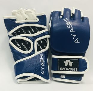 Перчатки MMA натуральная кожа Ayashi