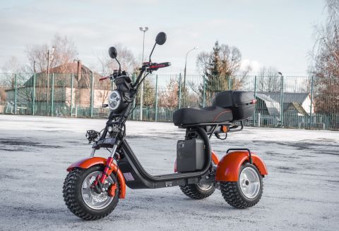 Электротрицикл WHITE SIBERIA IKRA 5000W RED