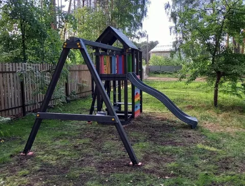 Детская площадка Савушка 6 (BLACK EDITION)