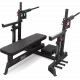 Скамья для жима пауэрлифтерская с механизмом подъёма штанги BRONZE GYM PARTNER
