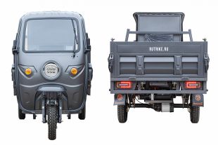Грузовой электрический трицикл Rutrike D5 КАБИНА гидравлика 1700 60V1200W
