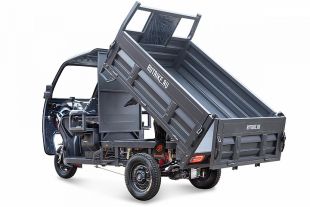 Грузовой электрический трицикл Rutrike D5 КАБИНА гидравлика 1700 60V1200W